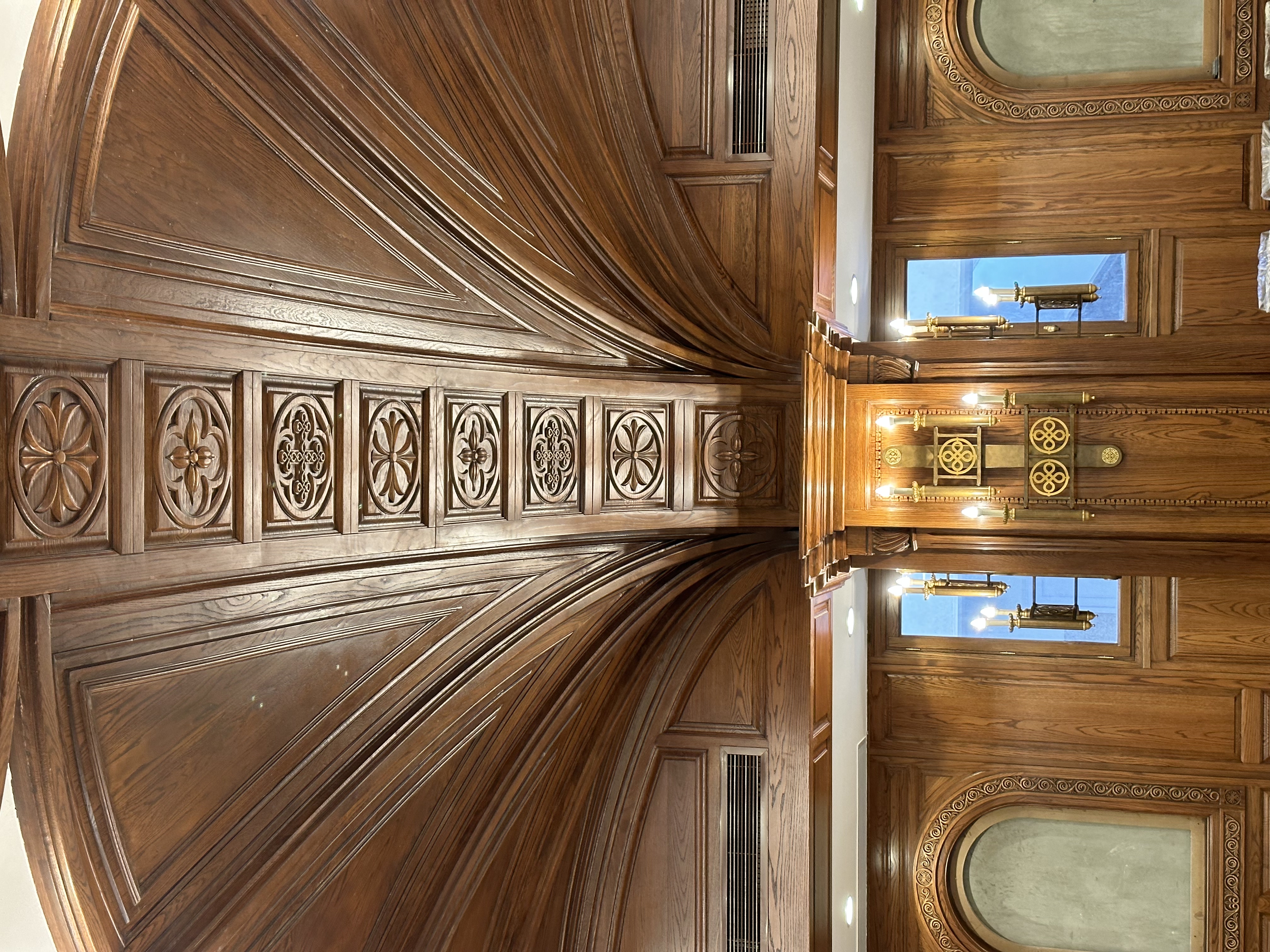 St. Anthony Coptic Orthodox Church — church woodwork — Cairo, Egypt — view 14