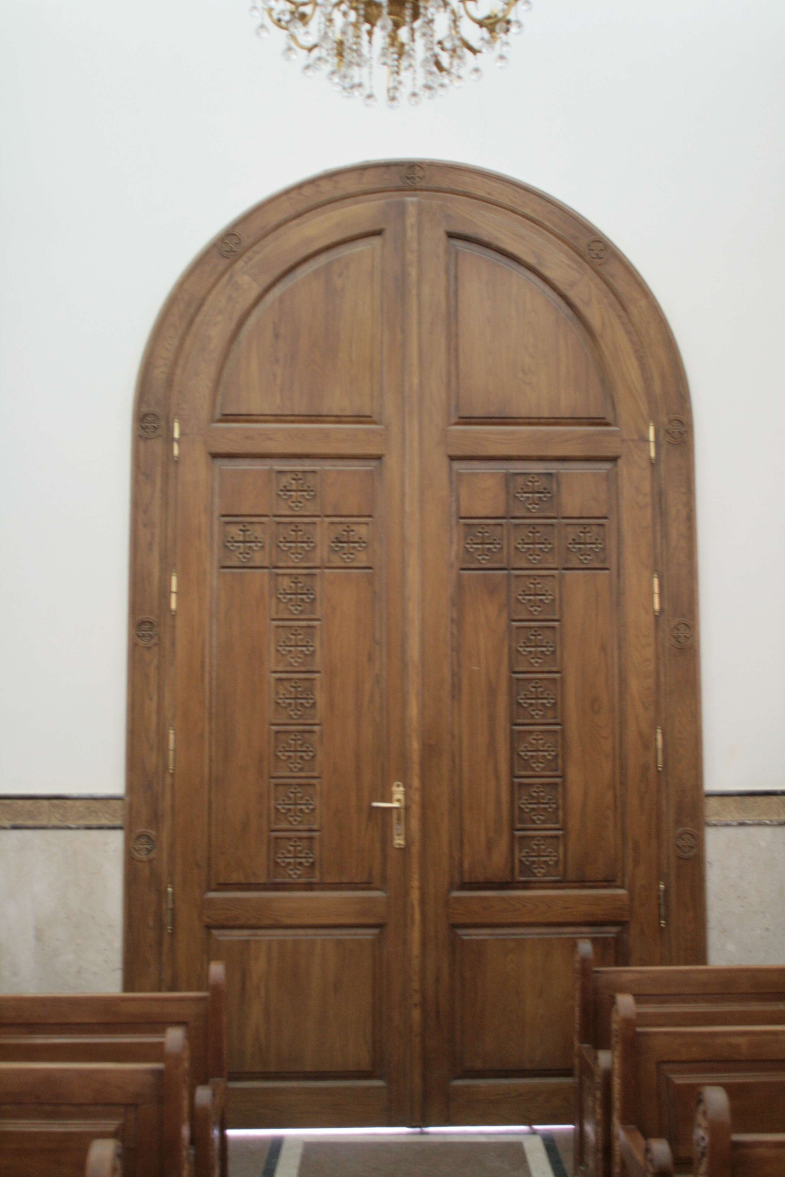 Diocese of Bani Mazar & Bahnasa — church woodwork — Bani Mazar, Egypt — view 9