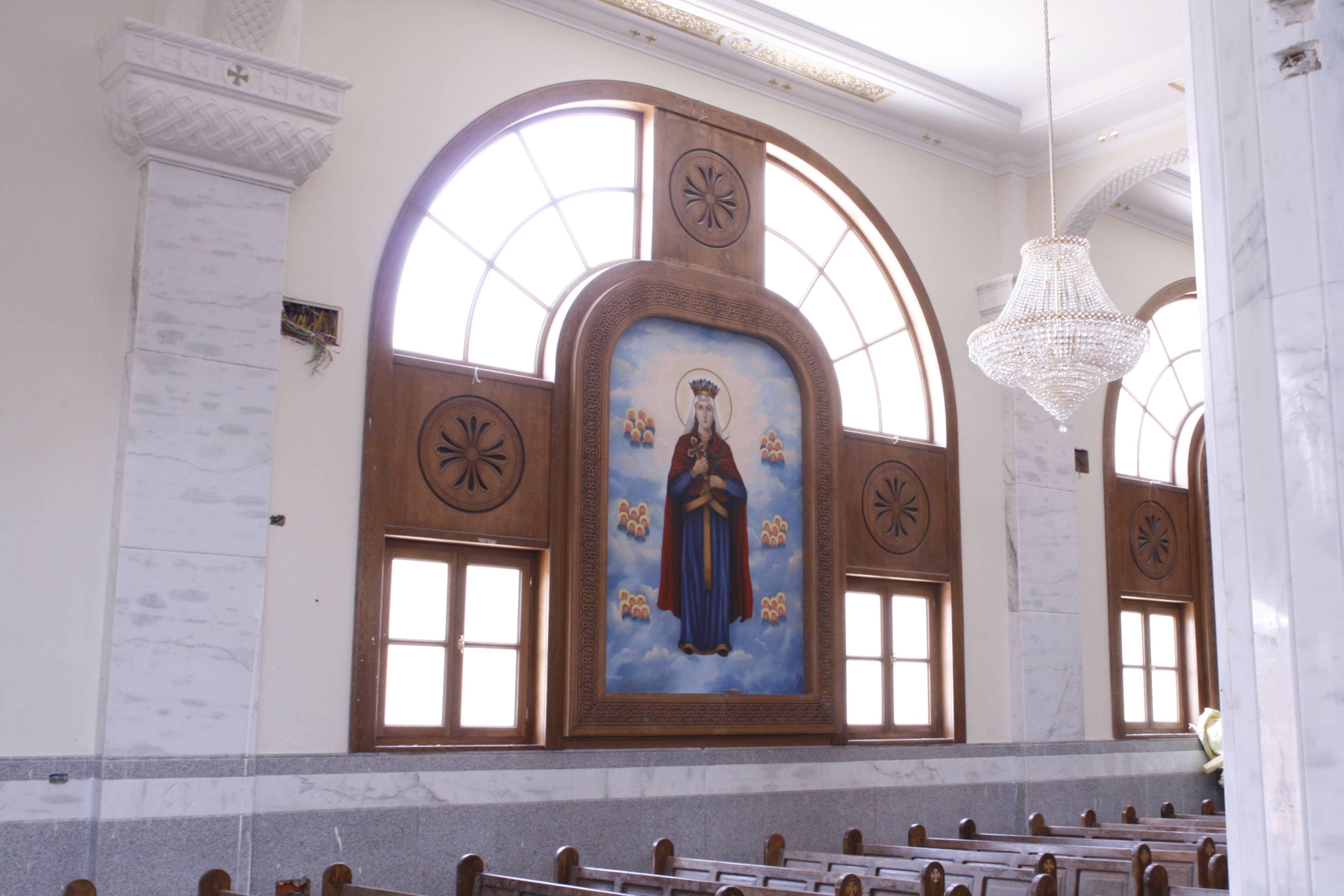 Diocese of Bani Mazar & Bahnasa — church woodwork — Bani Mazar, Egypt — view 10
