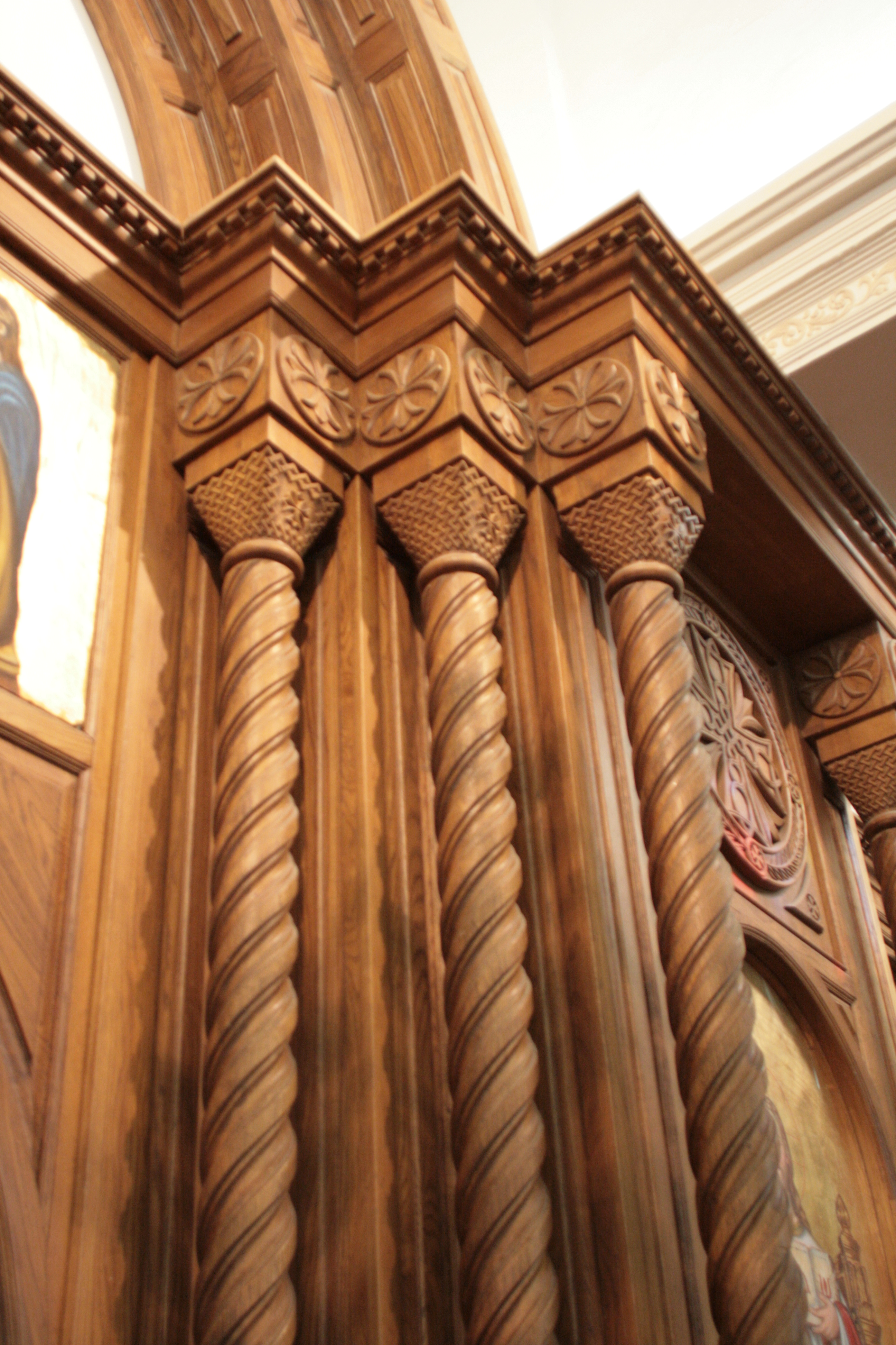 Monastery of St. Mary — church woodwork — Beni Suef, Egypt — view 6