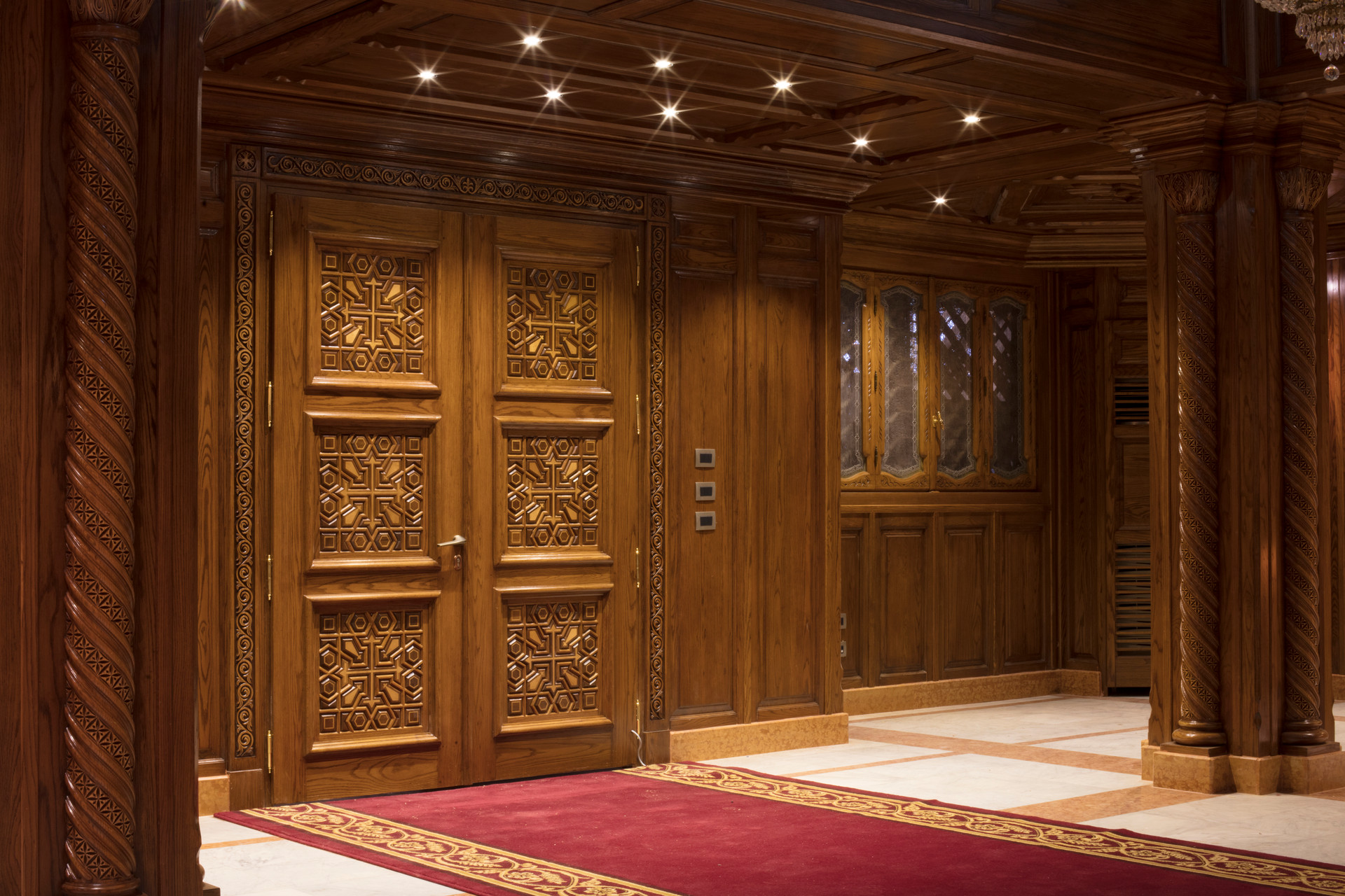 Church Cathedral Entrance Project — church woodwork — Egypt — view 4