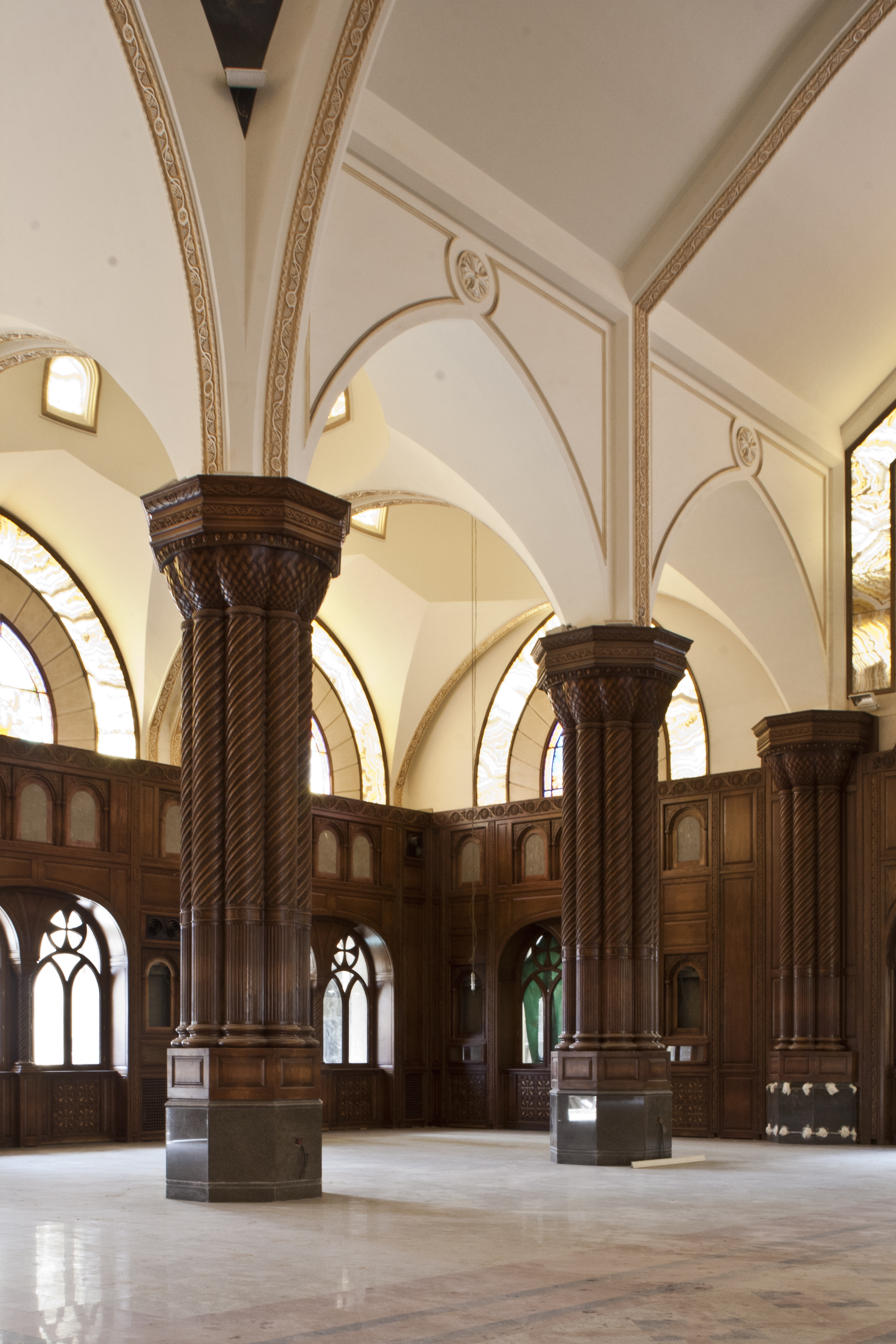 Coptic Orthodox Cathedral of Fayoum — church woodwork — Fayoum, Egypt — view 13