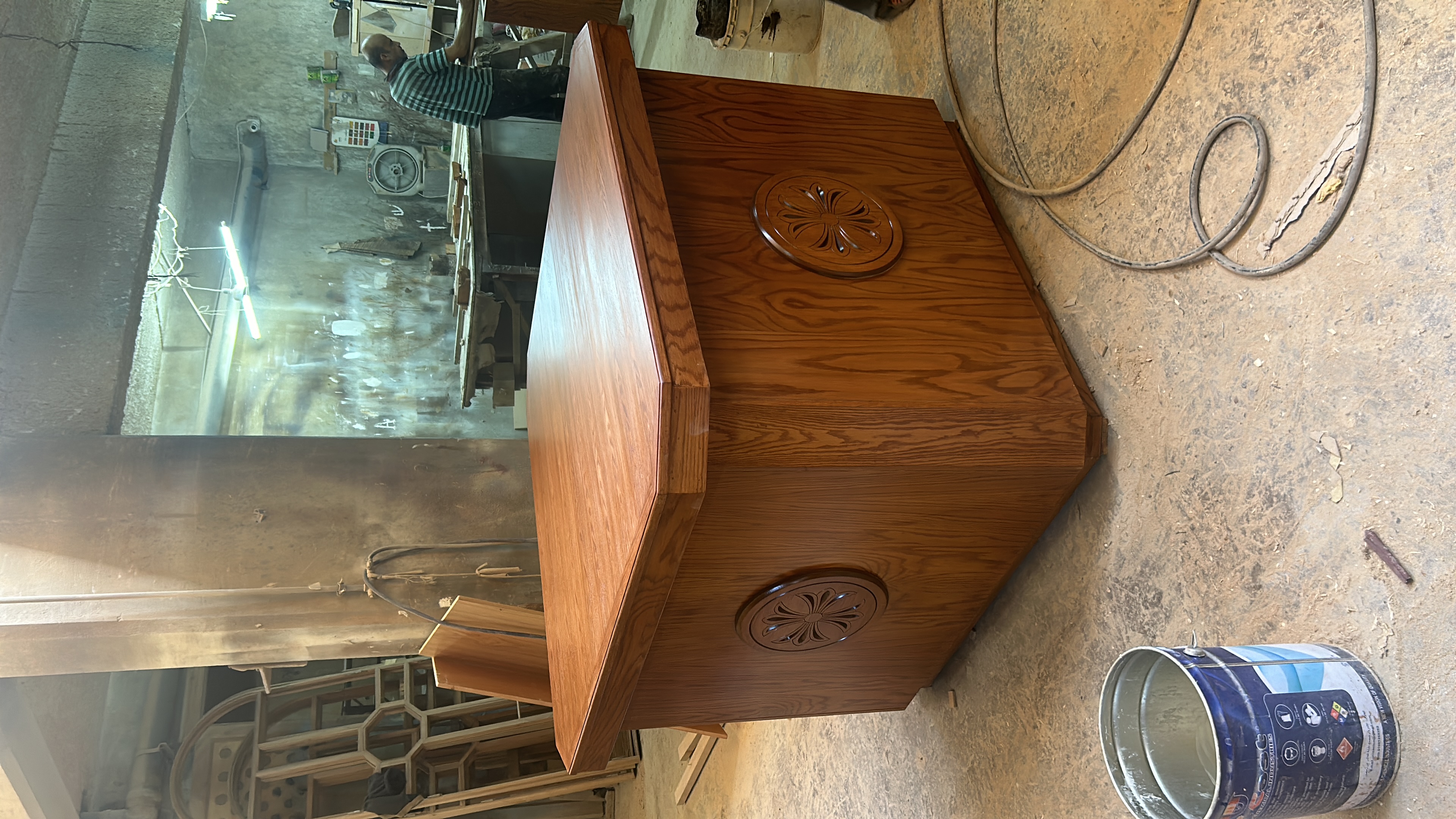 St. Marina American Coptic Orthodox Church — church woodwork — Dallas–Fort Worth, Texas — view 2