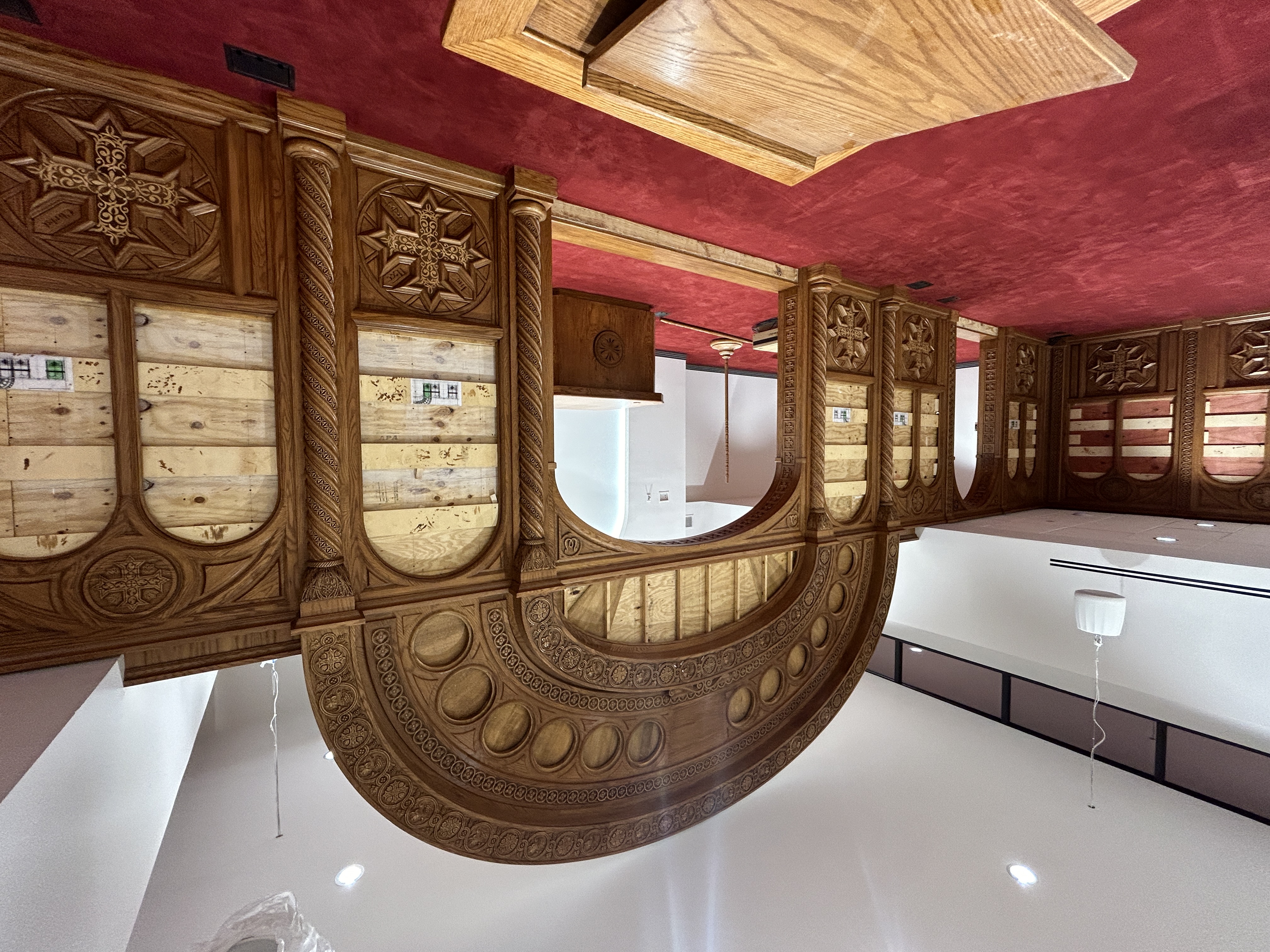 St. Marina American Coptic Orthodox Church — church woodwork — Dallas–Fort Worth, Texas — view 5
