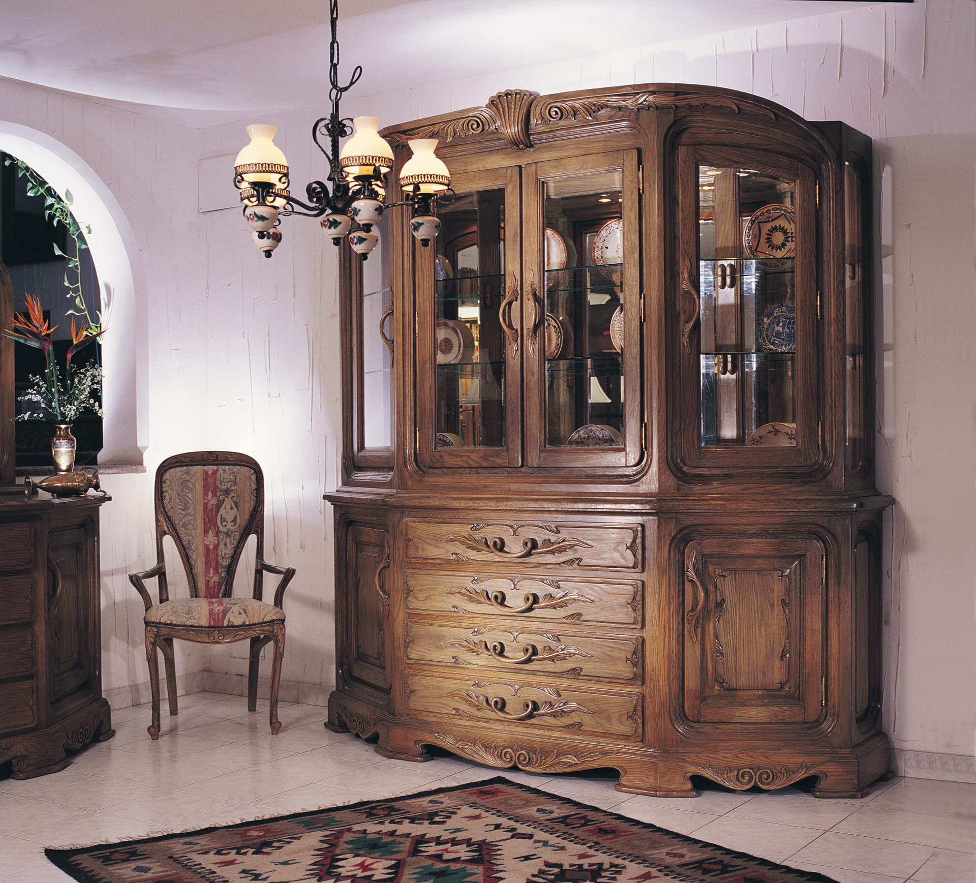 Art Nouveau — custom woodwork — view 5