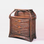 Art Nouveau — custom woodwork — view 10